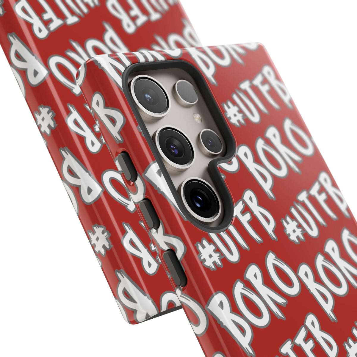 Phone Case — Red #UTFB BORO Pattern Protective Case