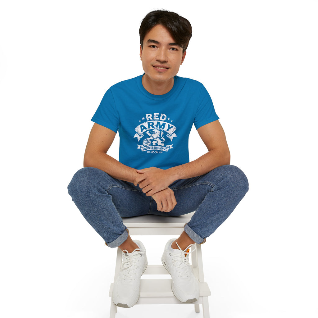 Red Army Middlesbrough FC Lion Shirt — BORO Fan Tee