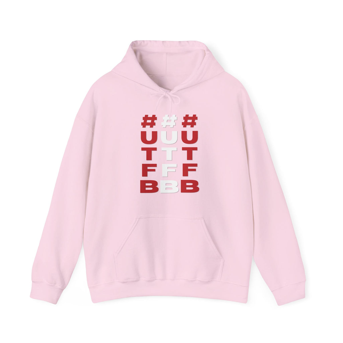 #UTFB 3x Verticle Hoodie 'front print' only.