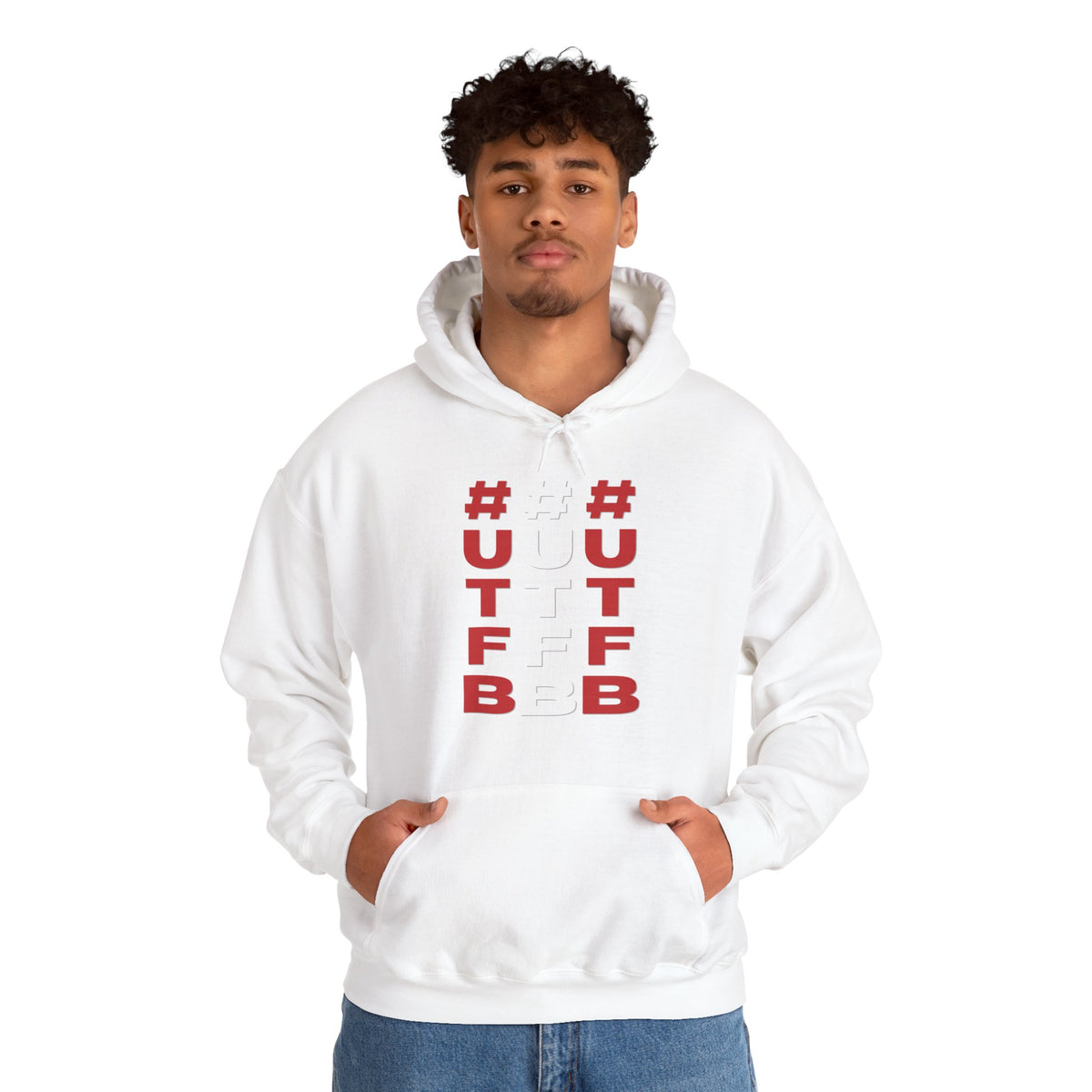 #UTFB 3x Verticle Hoodie 'front print' only.