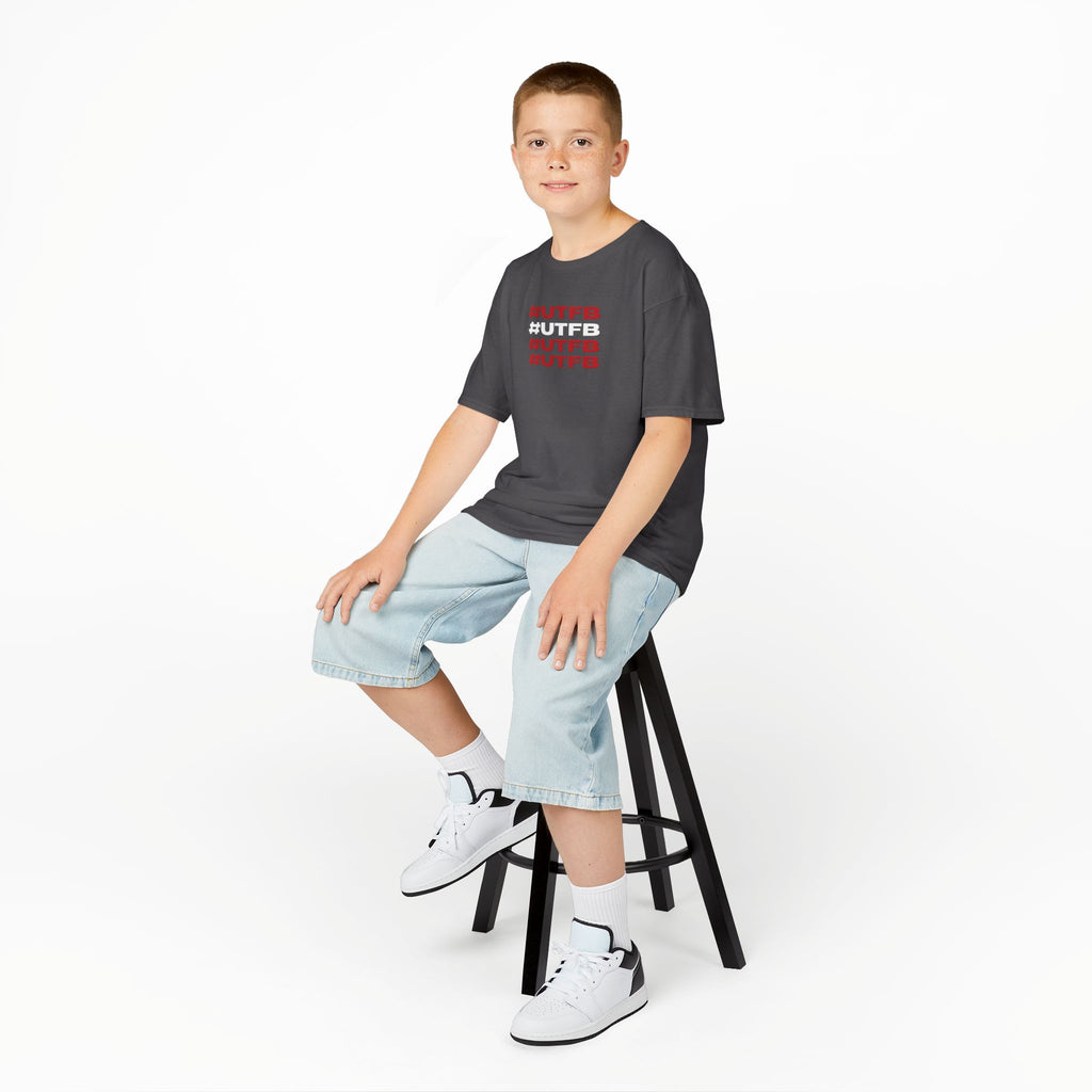 Kids Tee — #UTFB Repeated Graphic Youth T-Shirt