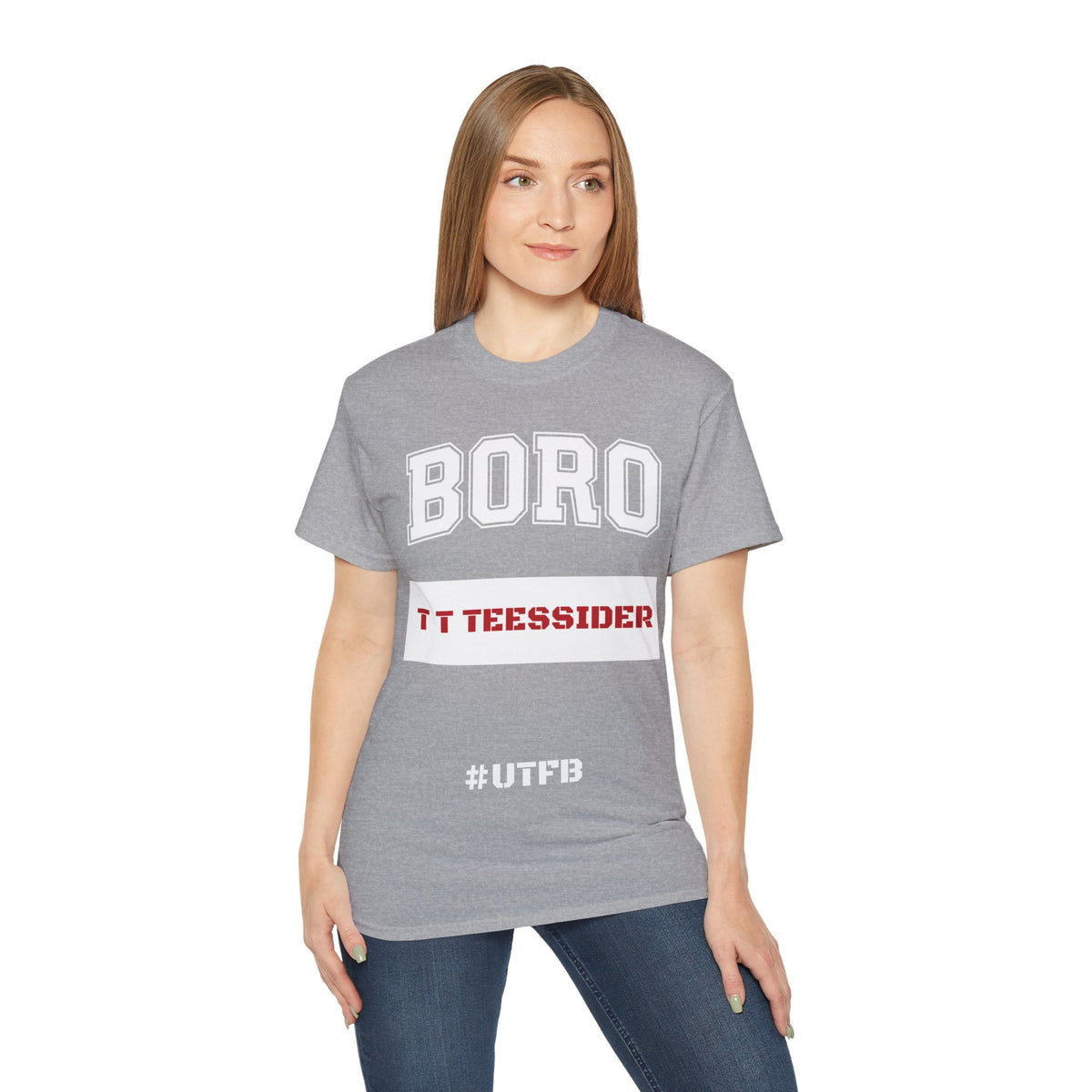 Boro Football Fan Tee — "T T Teessider" #UTFB