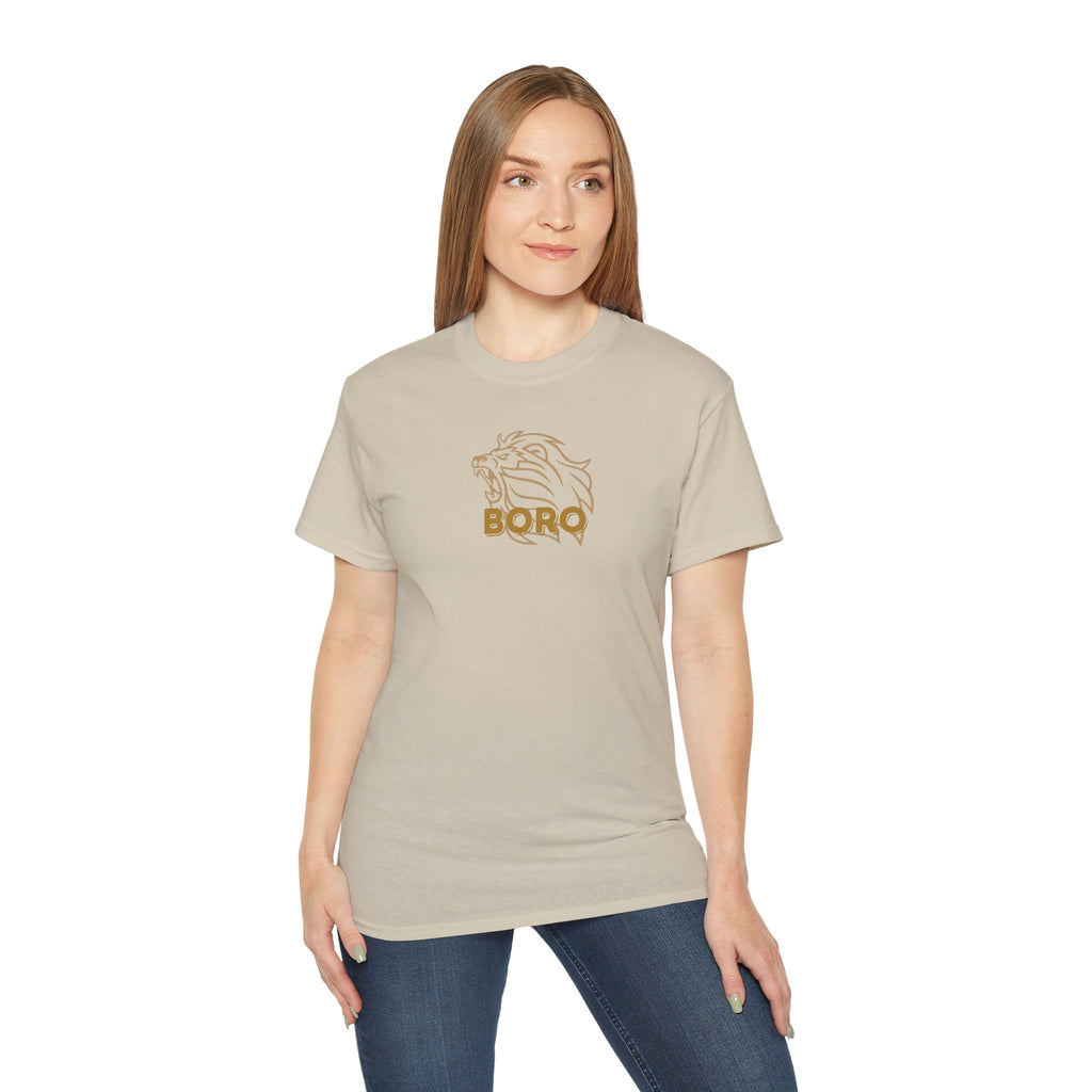 GOLD Roaring Lion BORO Football T-Shirt