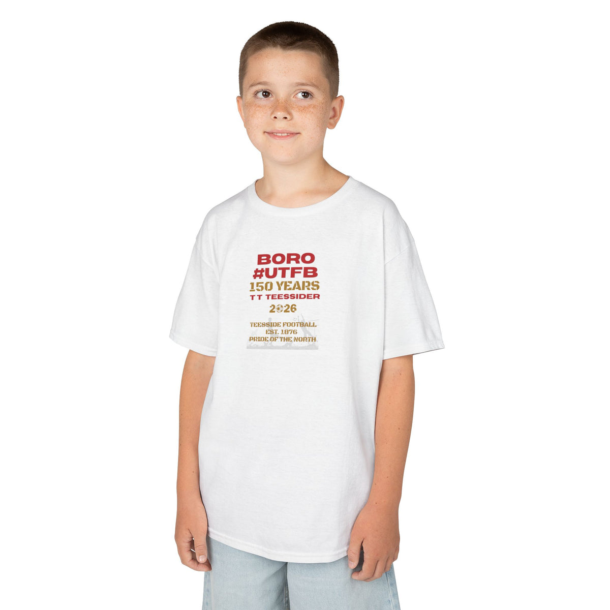 Kids BORO Football Club 150 Years Commemorative Tee