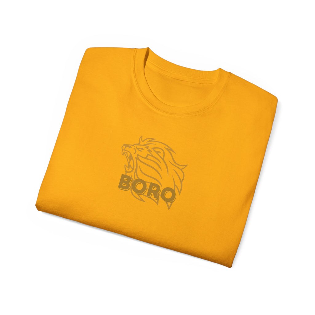 GOLD Roaring Lion BORO Football T-Shirt