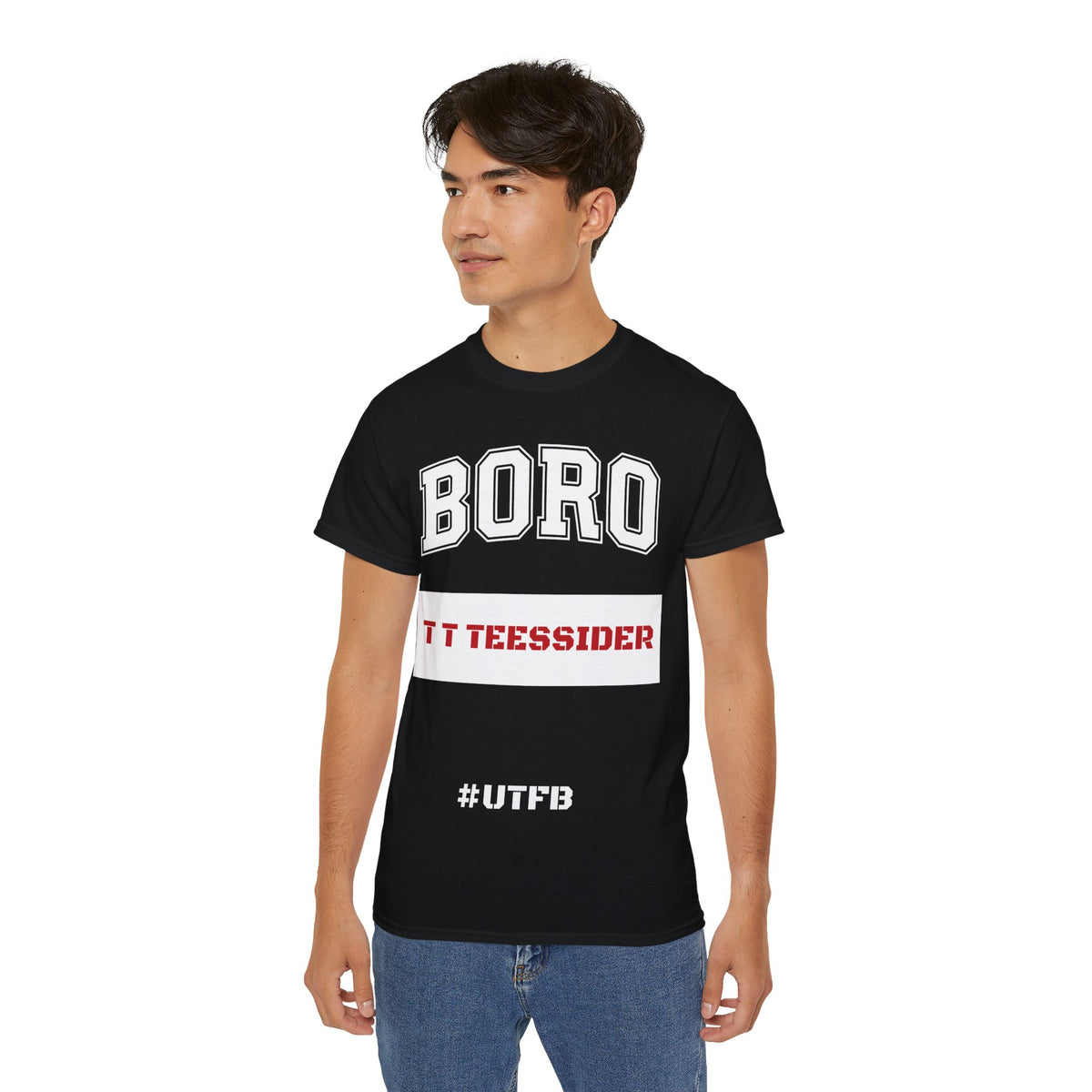 Boro Football Fan Tee — "T T Teessider" #UTFB