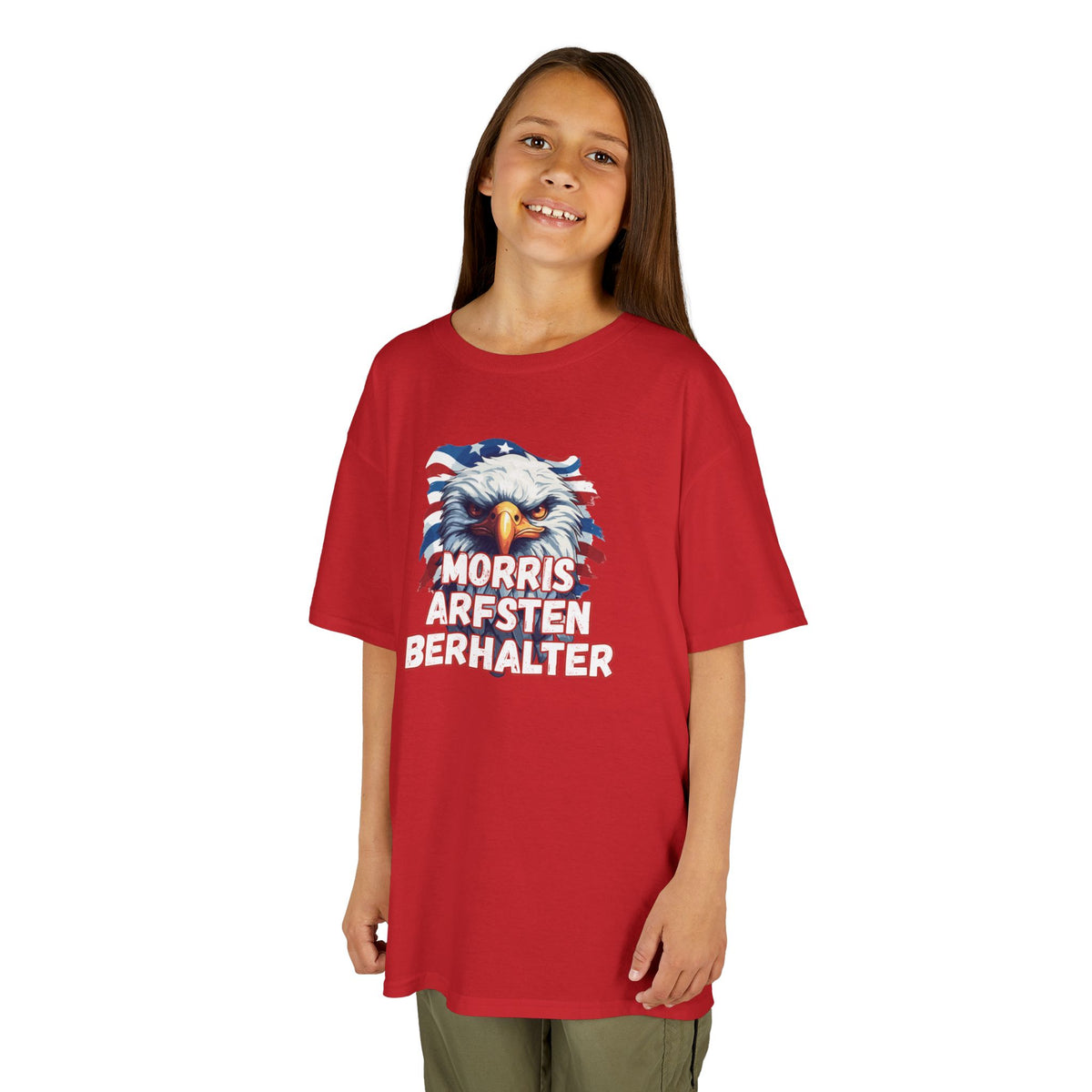 Kids Tee — Patriotic Eagle "Morris Arfsten Berhalter" BORO Graphic