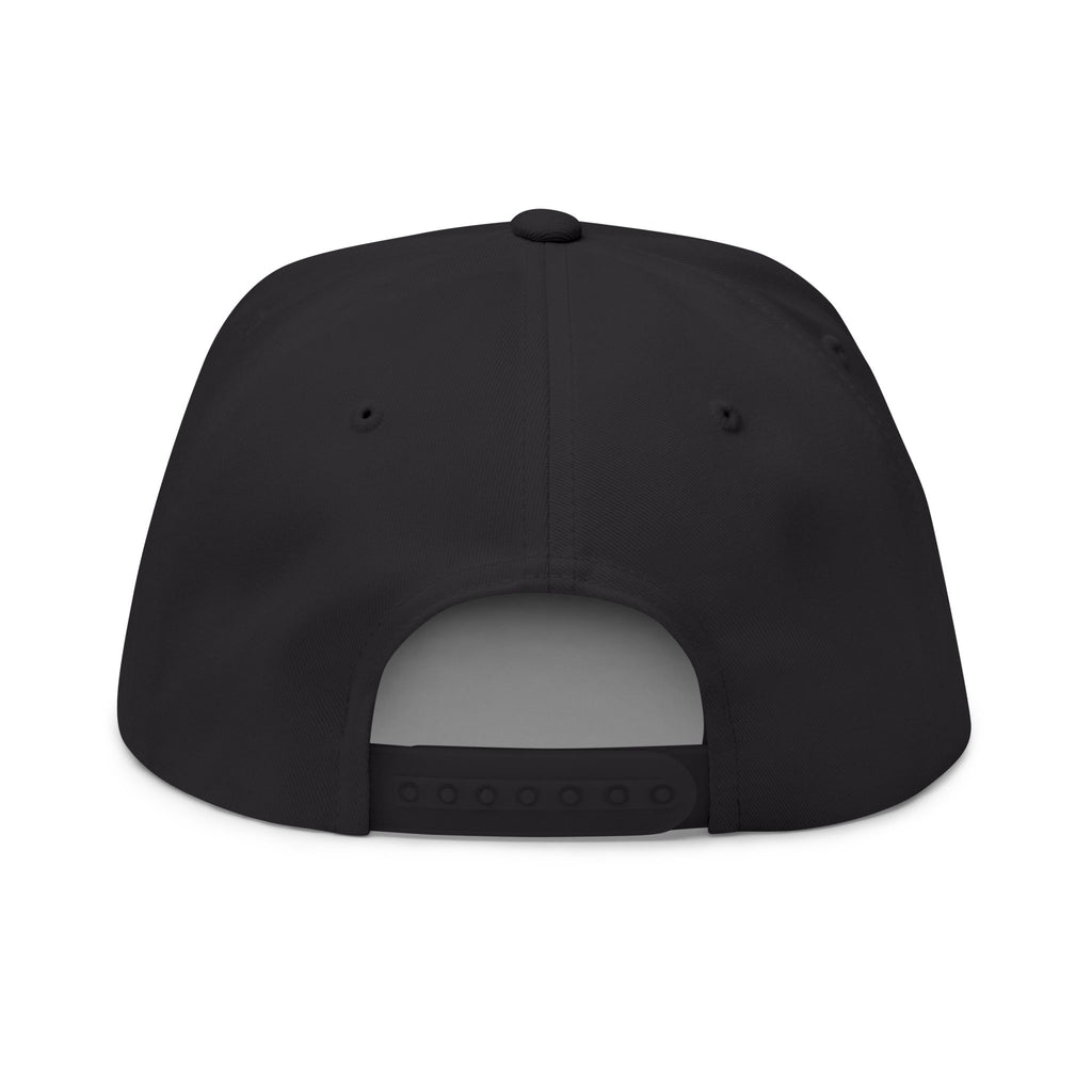 BORO Flat Bill Cap — Embroidered 'BORO' Vintage UNI Snapback Hat