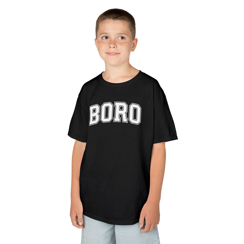Kids 'BORO' UNI Style Letterman Graphic Tshirt