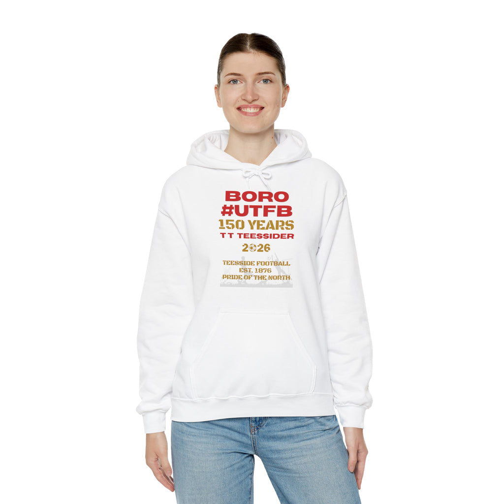 BORO 150 Years 2026 Hoodie 'front print' only.