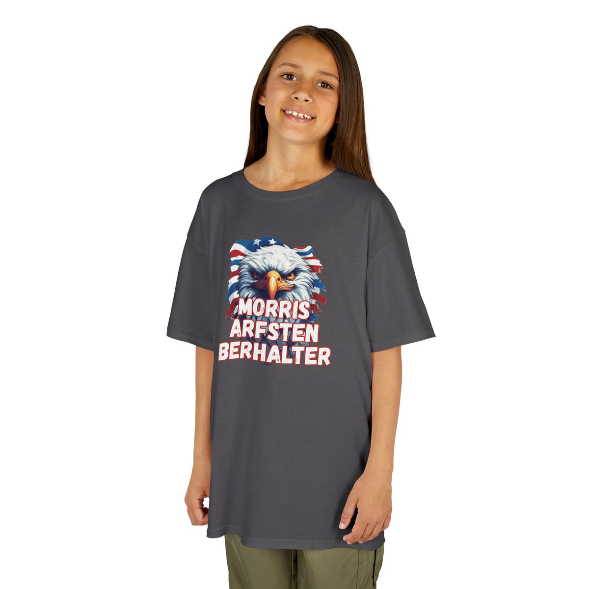 Kids Tee — Patriotic Eagle "Morris Arfsten Berhalter" BORO Graphic