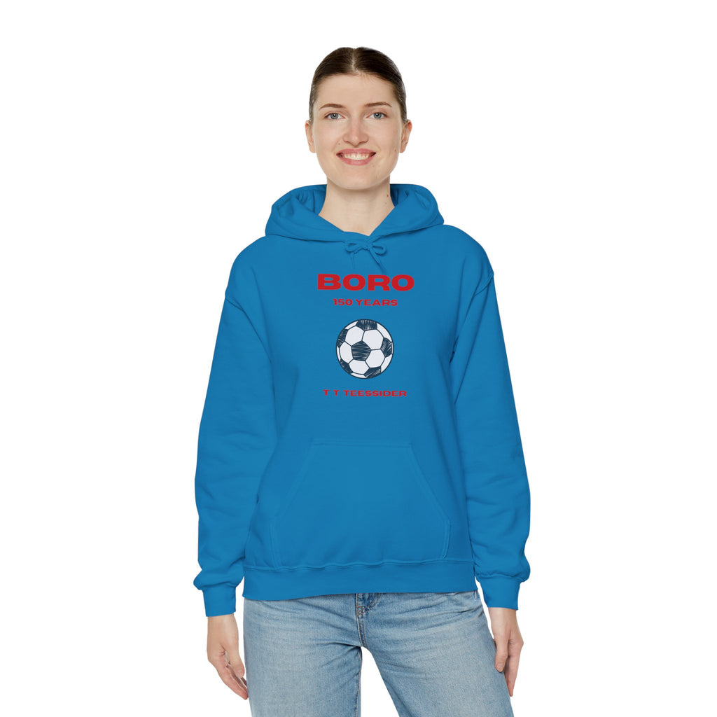 BORO 150 Years Football Hoodie 'front print' only.