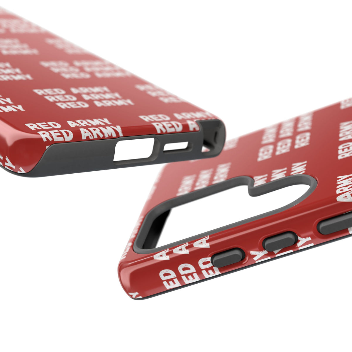 "RED ARMY RED ARMY RED ARMY" Phone Case — Red Pattern Tough Case