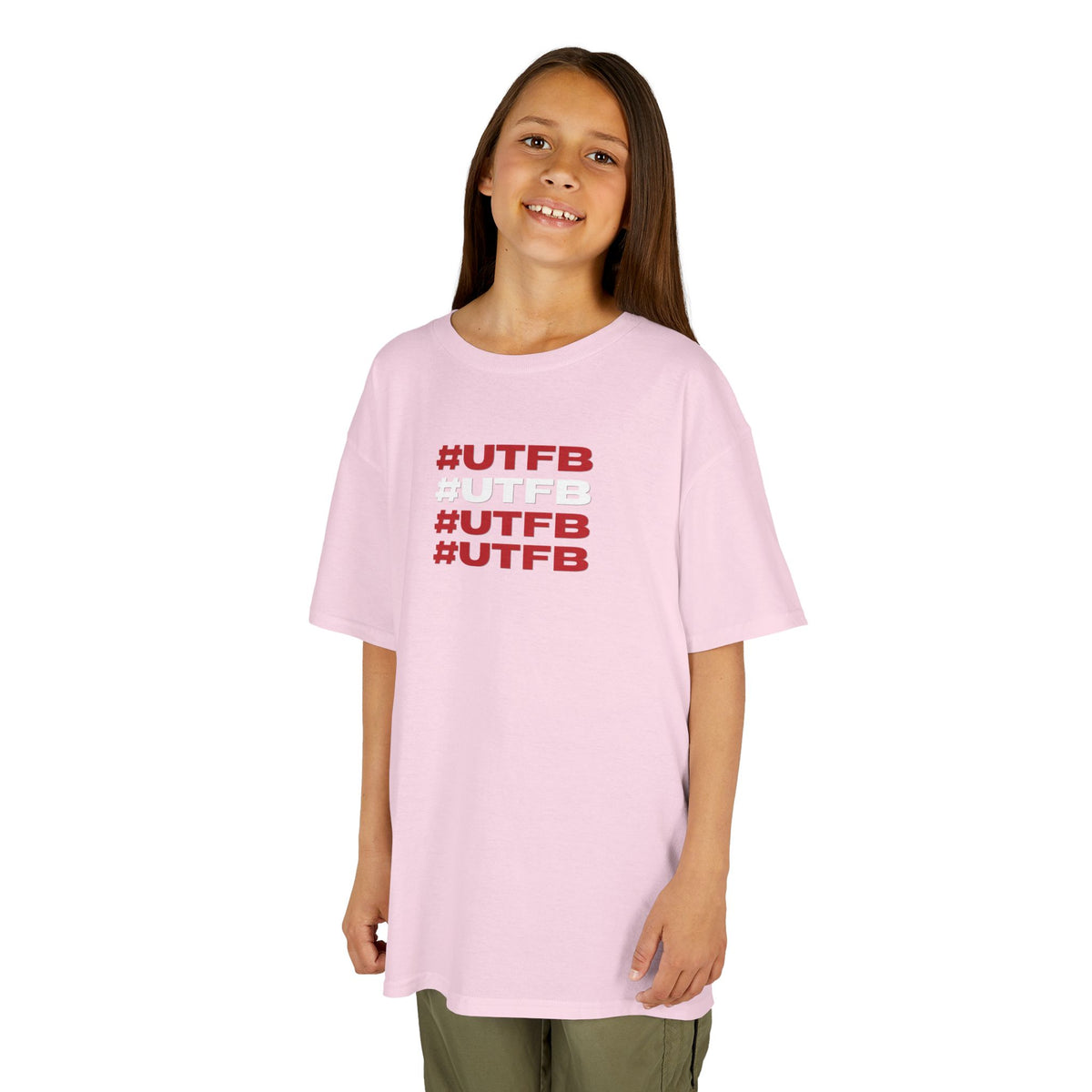 Kids Tee — #UTFB Repeated Graphic Youth T-Shirt