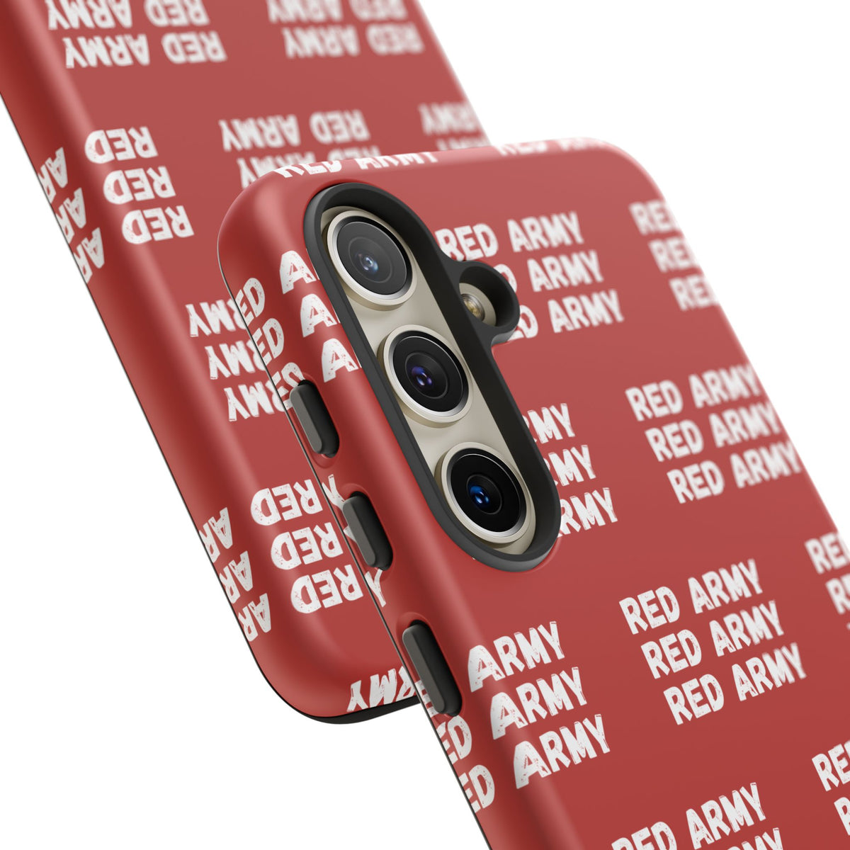 "RED ARMY RED ARMY RED ARMY" Phone Case — Red Pattern Tough Case
