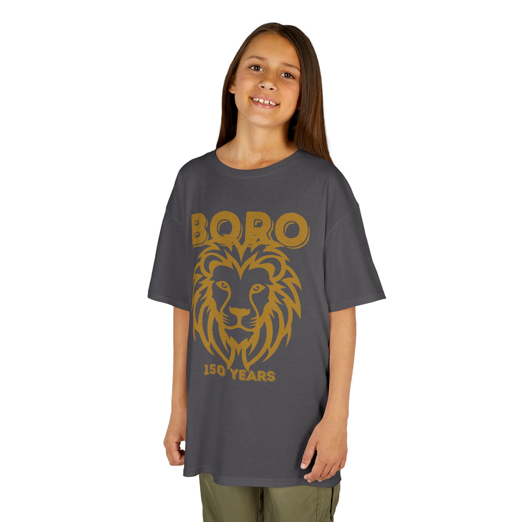 Kids Lion Graphic Tee — "Boro 150 Years" Anniversary Shirt
