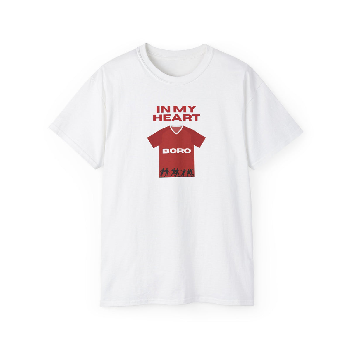 In My Heart Boro Football Tee — Fan Shirt