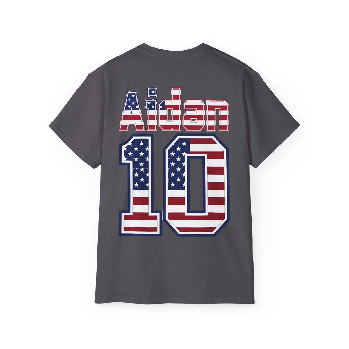 Aidan Morris Number 10 USA Flag Shirt for the BORO 'back print only'