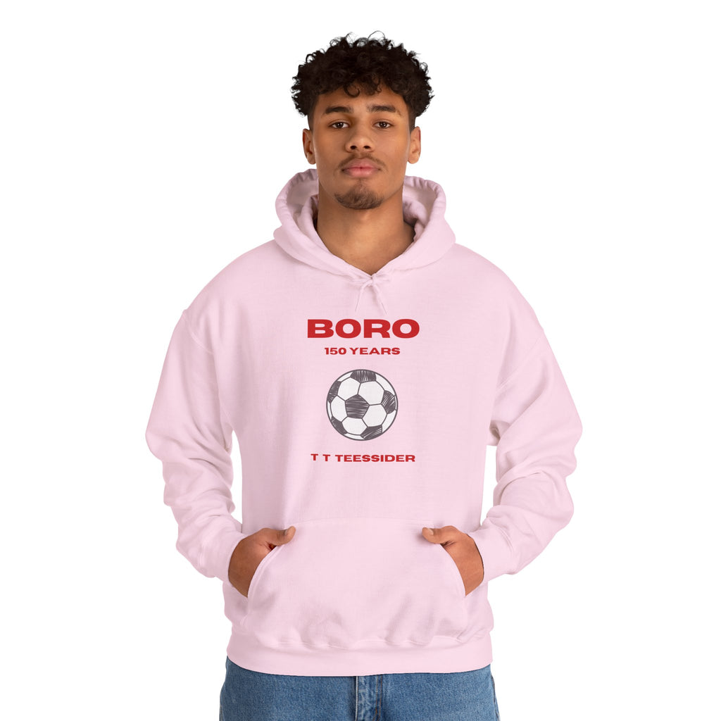 BORO 150 Years Football Hoodie 'front print' only.