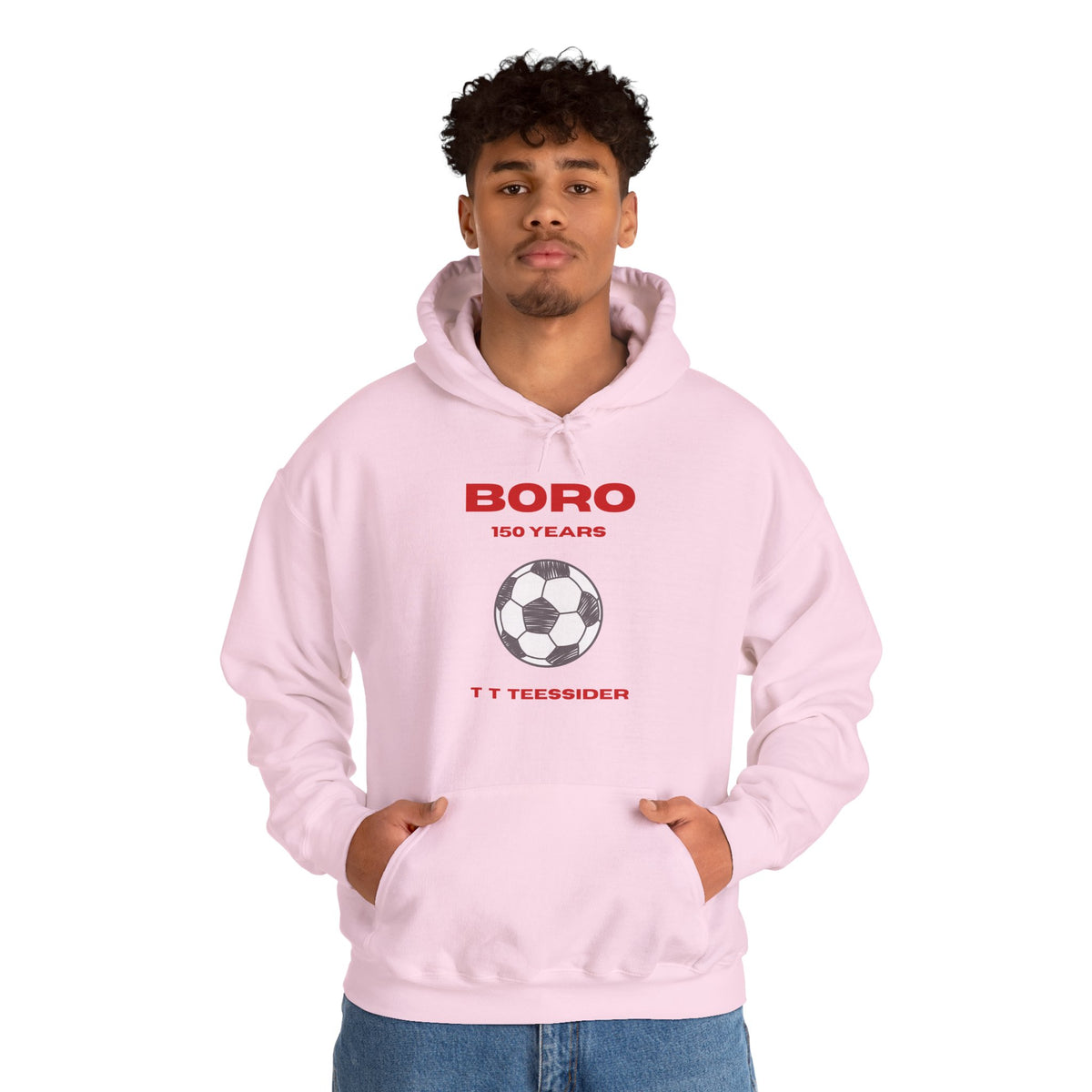 BORO 150 Years Football Hoodie 'front print' only.