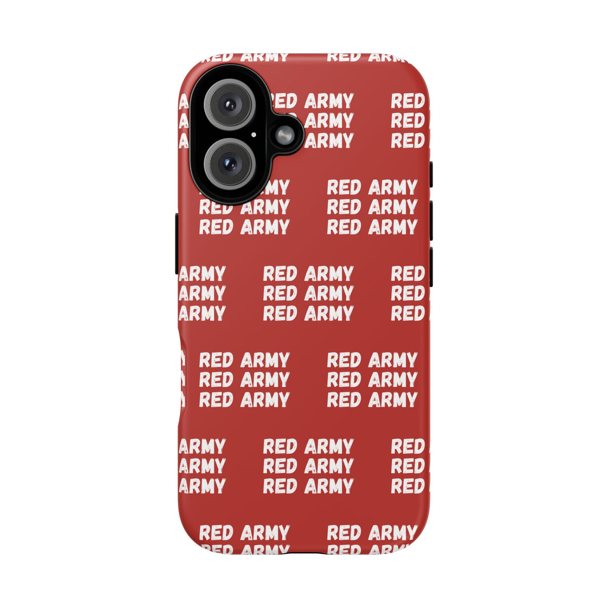 "RED ARMY RED ARMY RED ARMY" Phone Case — Red Pattern Tough Case