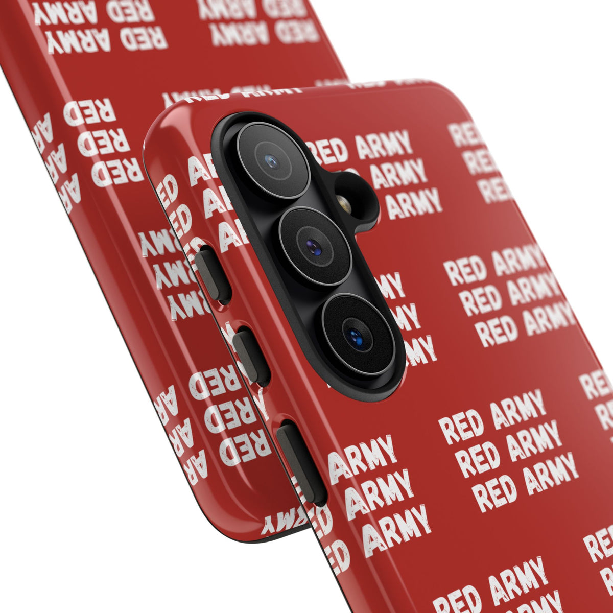 "RED ARMY RED ARMY RED ARMY" Phone Case — Red Pattern Tough Case