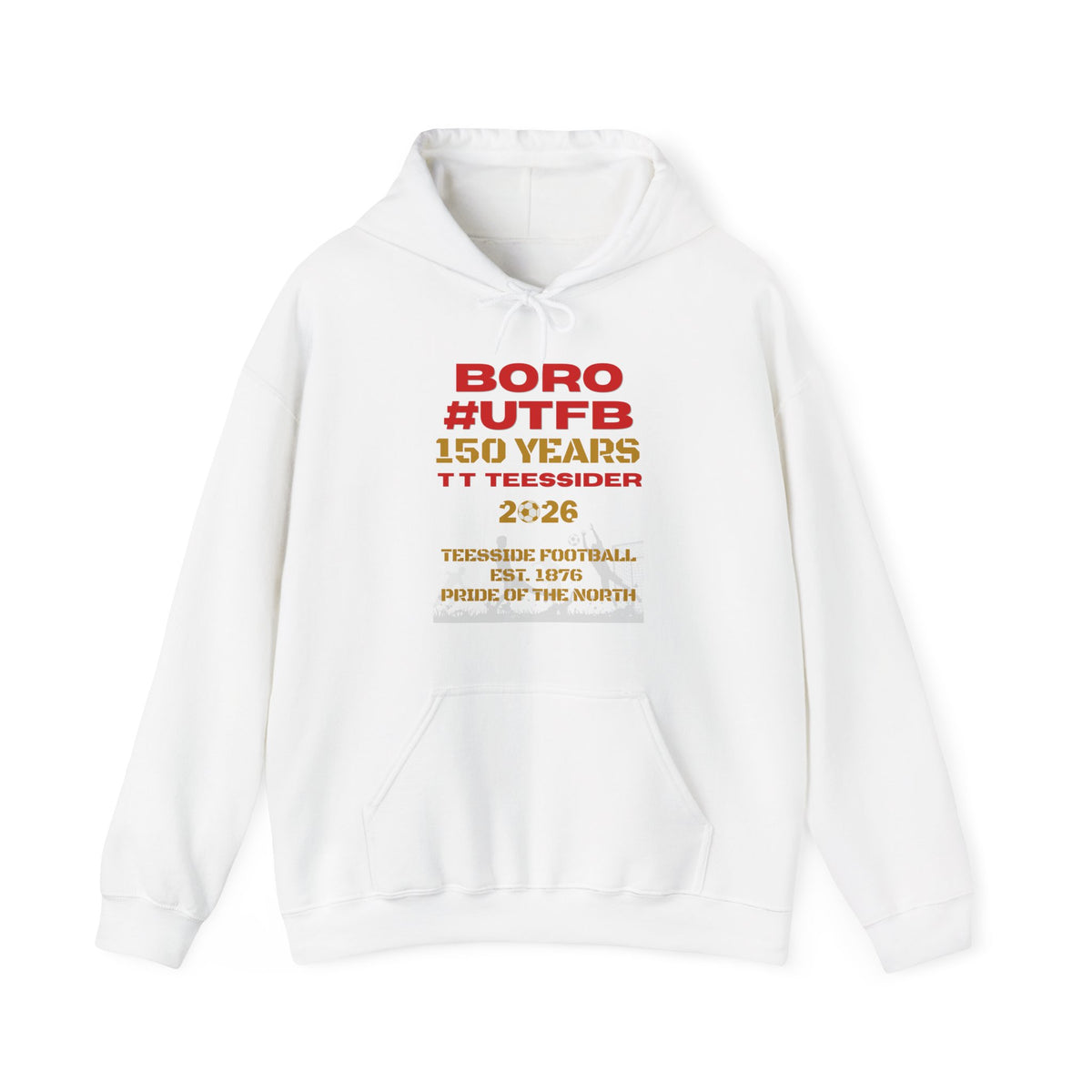 BORO 150 Years 2026 Hoodie 'front print' only.