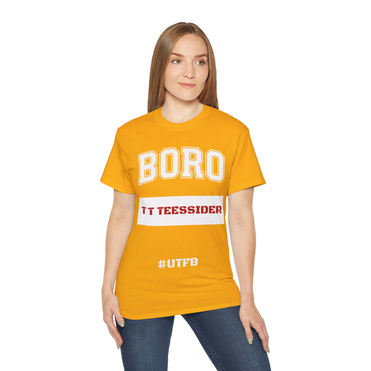 Boro Football Fan Tee — "T T Teessider" #UTFB