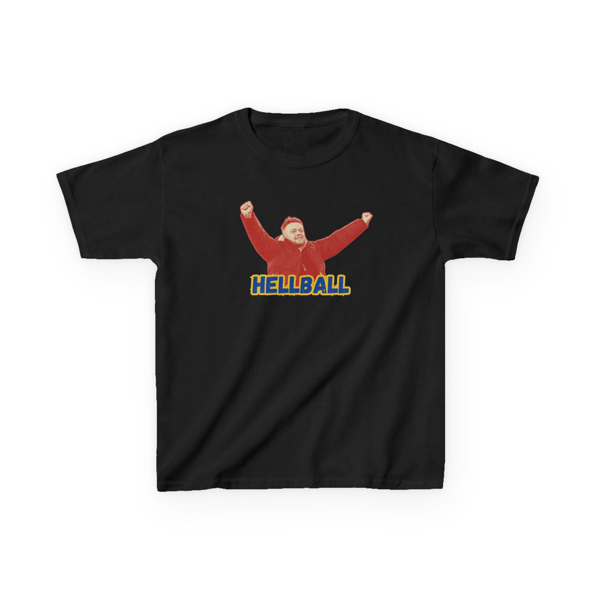 Kids 'HELLBALL' Gaffa Graphic Tee — In Kim we Trust