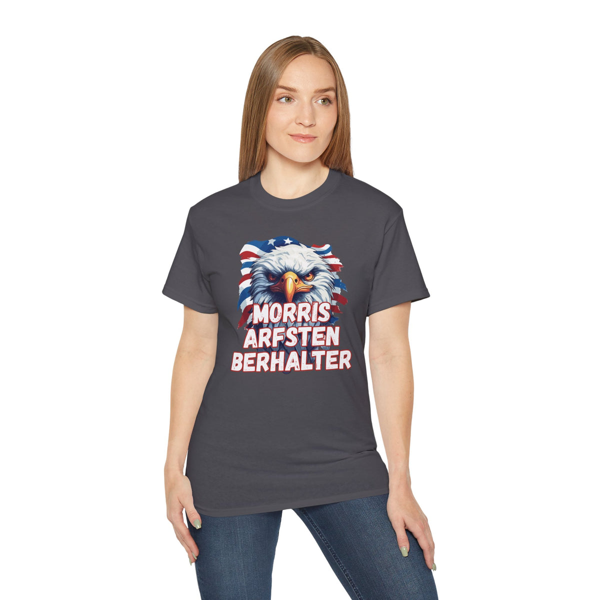 Eagle Graphic Tee — "Morris Arfsten Berhalter" Patriotic USA BORO Shirt