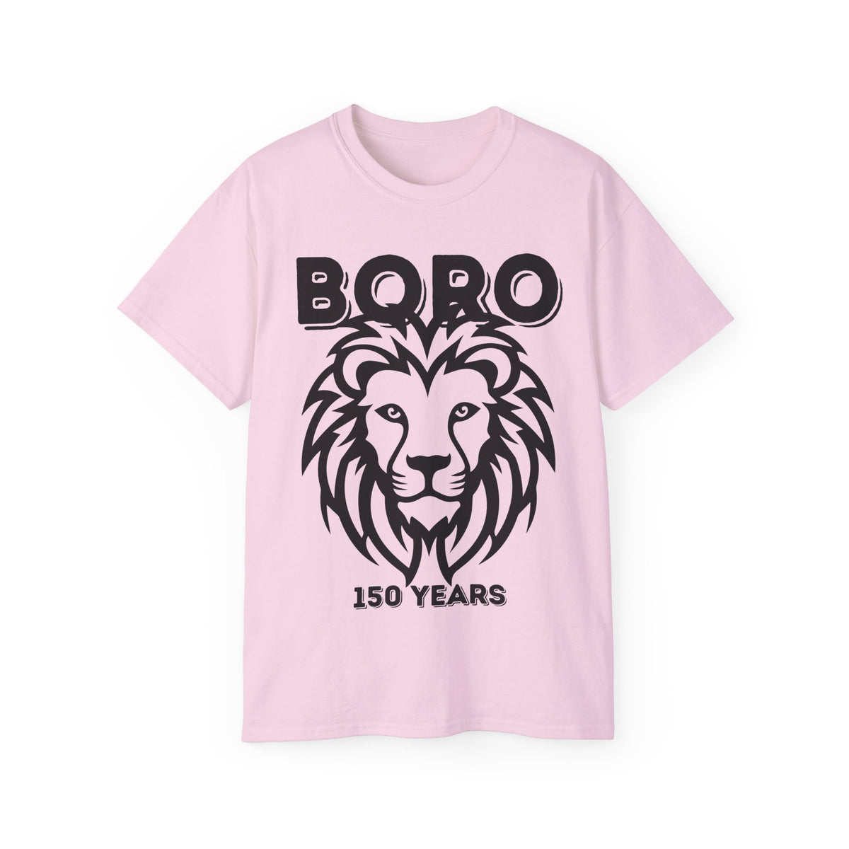 LARGE Black/Red Lion Mascot Tee – BORO 150 Years Commemorative T-Shirt
