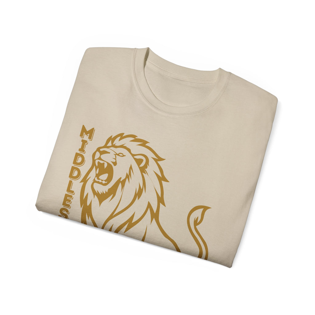 GOLD Middlesbrough 150 Years Lion Football T-Shirt