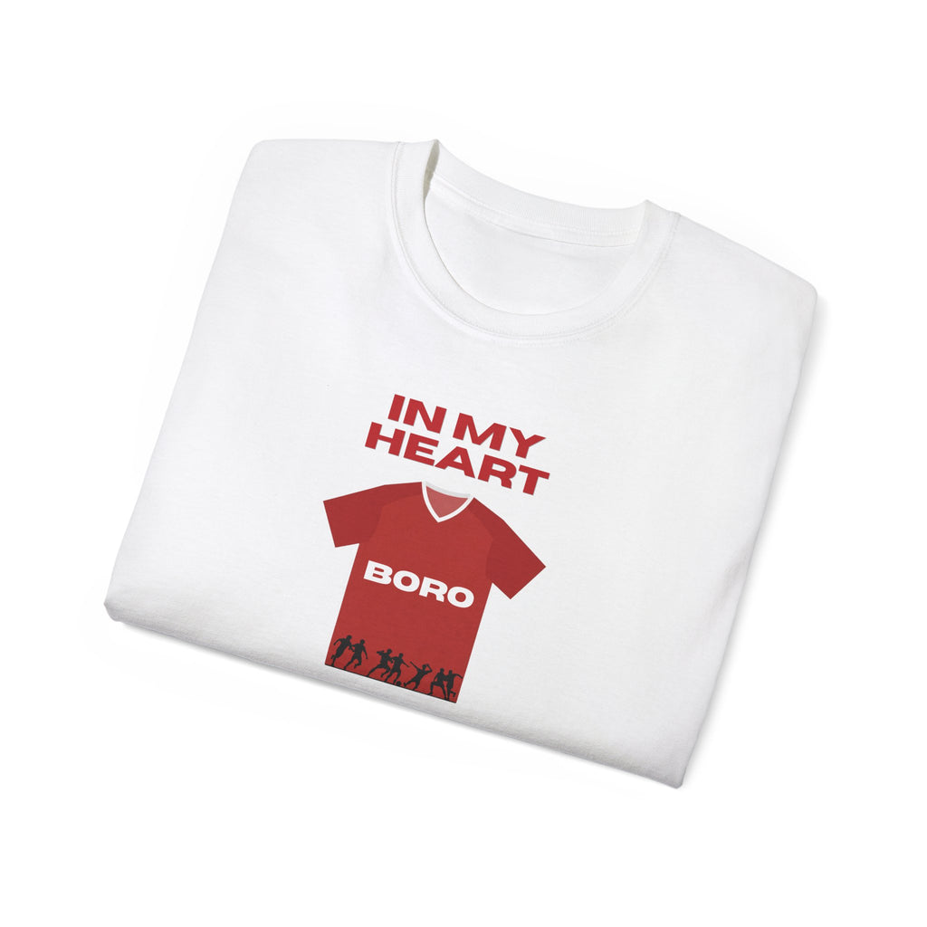 In My Heart Boro Football Tee — Fan Shirt