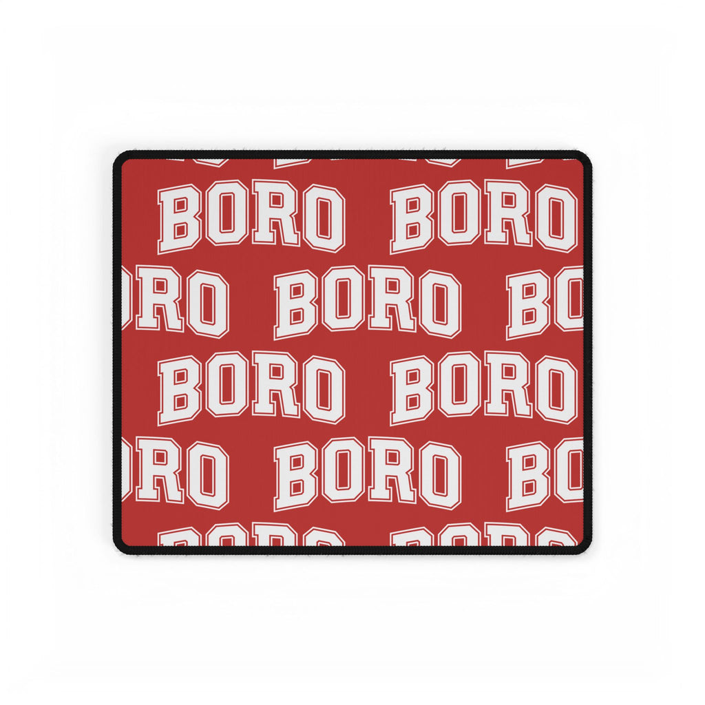 BORO Red Desk Mat — Large Gaming & Office Desk Pad