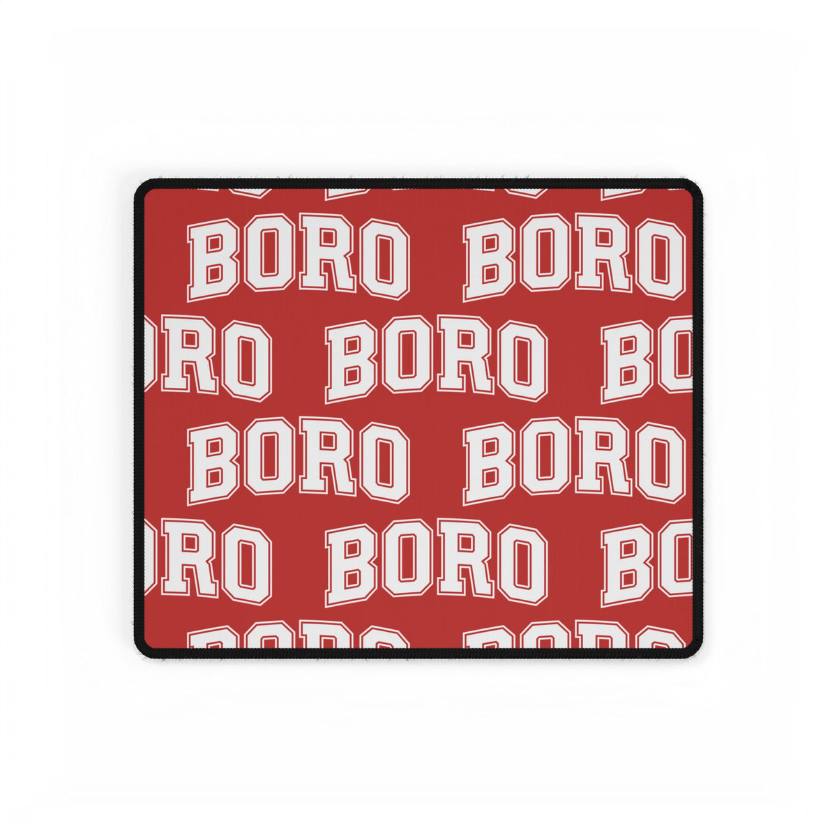 BORO Red Desk Mat — Large Gaming & Office Desk Pad