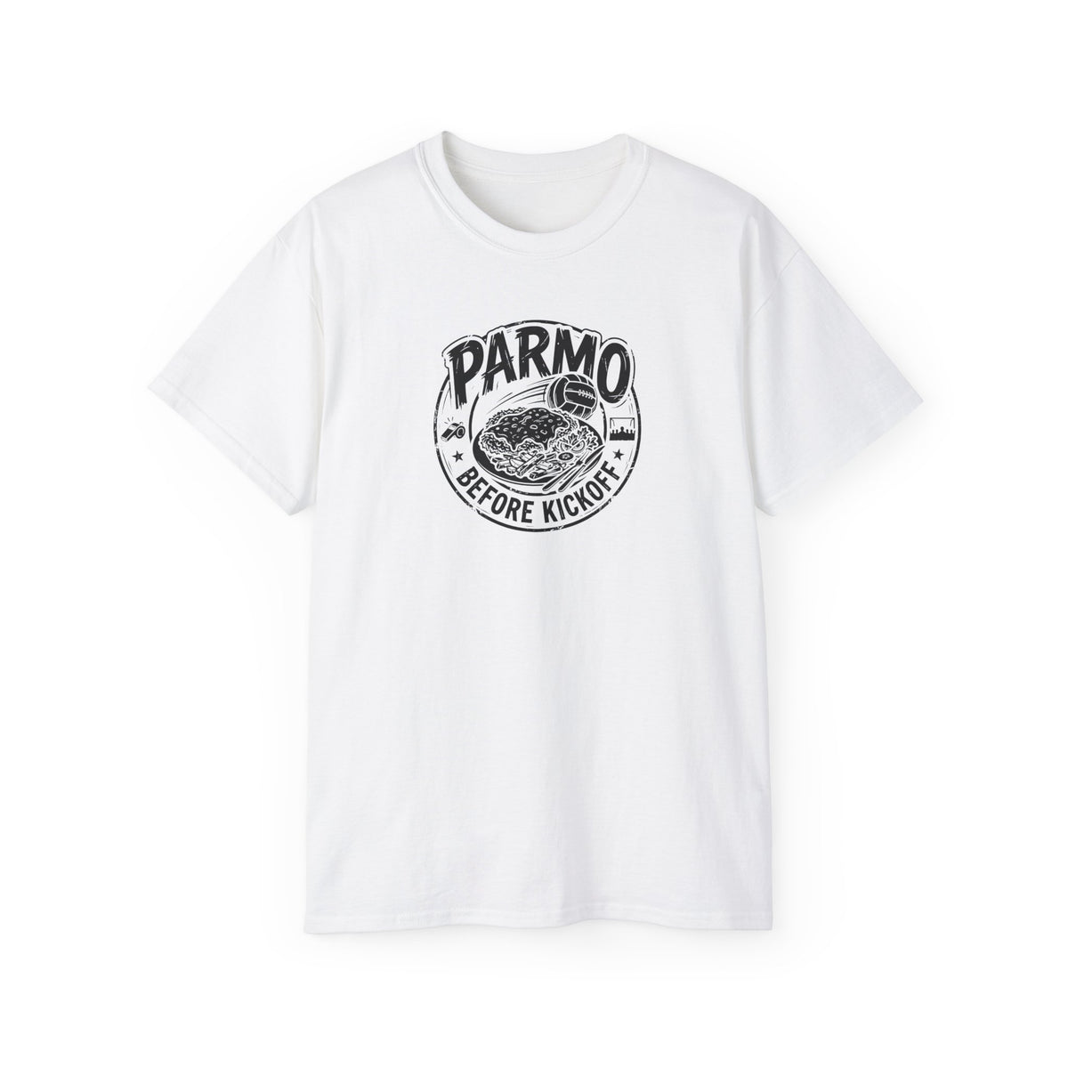 Parmo Before Kickoff T-Shirt — Middlesbroughfc Football Food Fan Tee