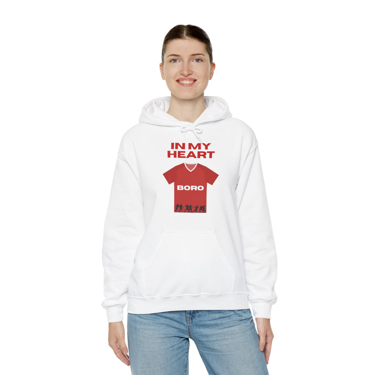 In My HEART Hoodie 'front print' only.
