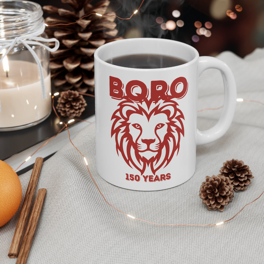 Boro Lion 150 Years Ceramic Coffee Mug — 11oz & 15oz