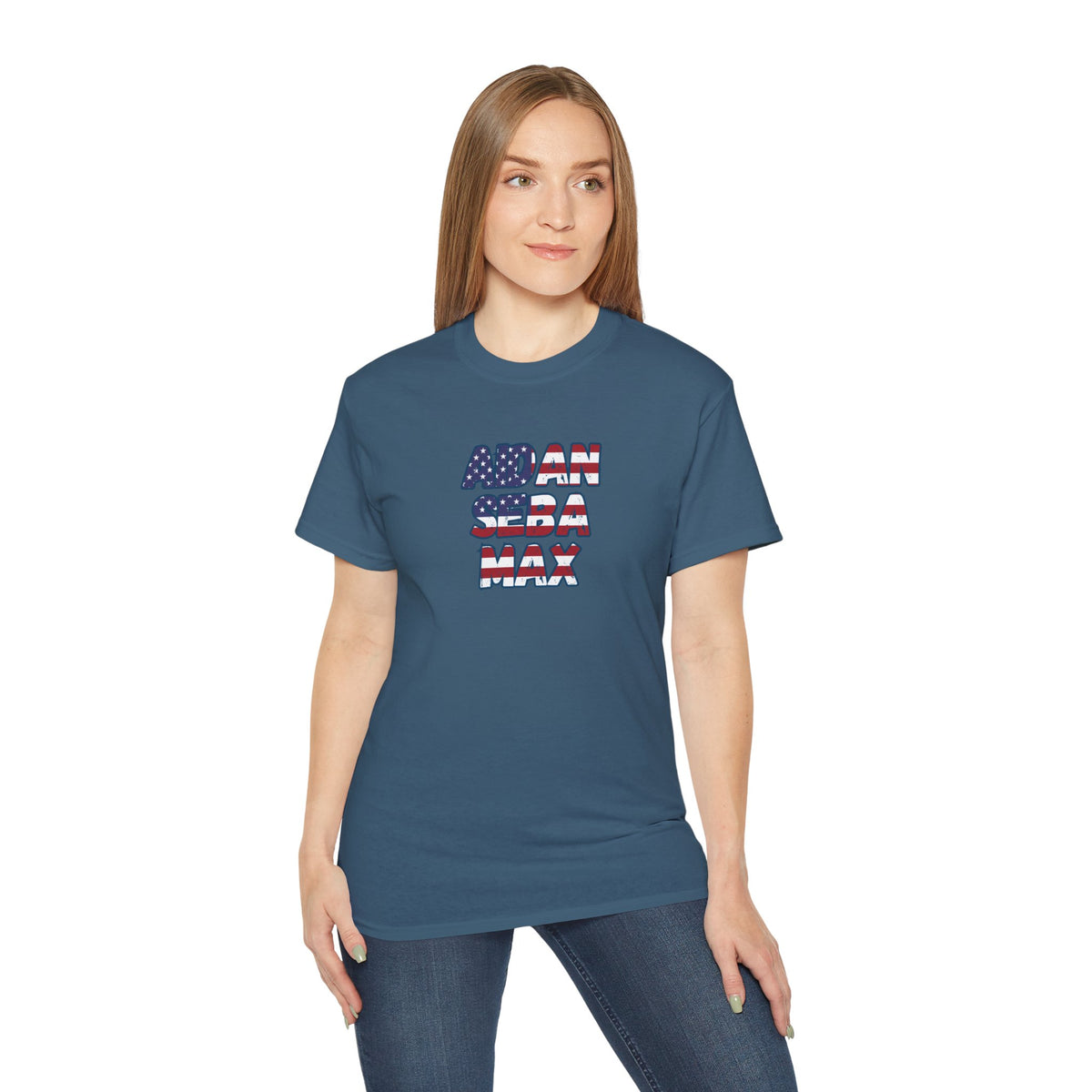 BORO's Midfield Trio Tee — AIDAN SEBA MAX USA  Graphic T‑Shirt