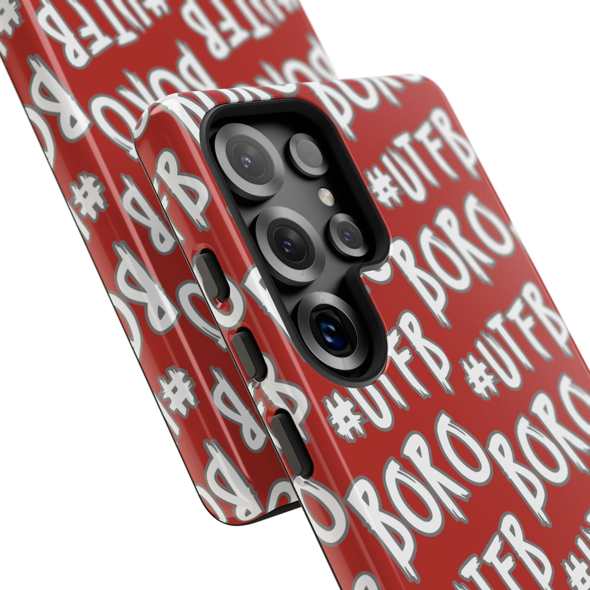 Phone Case — Red #UTFB BORO Pattern Protective Case