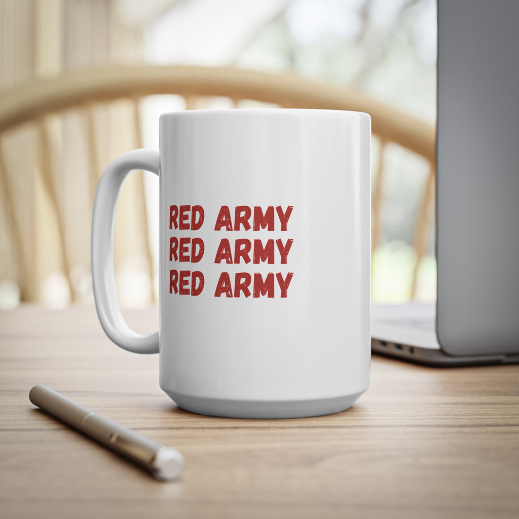 Red Army  Red Army Red Army Ceramic Coffee Mug — 11oz & 15oz