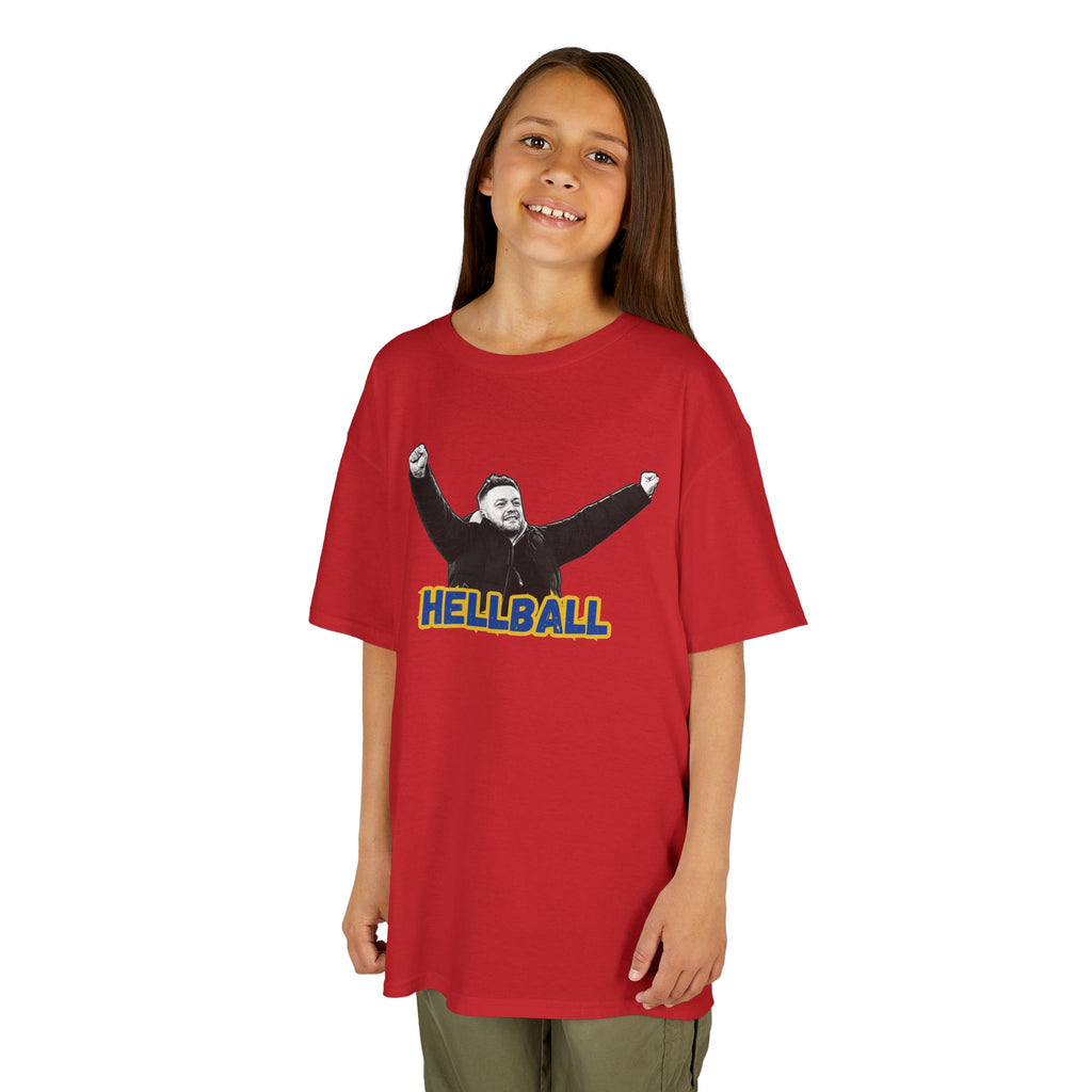 Kids 'HELLBALL' Gaffa Graphic Tee — In Kim we Trust