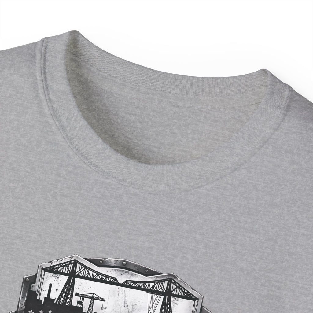 Forged in Teesside Graphic Tee, Industrial England T‑Shirt, Teesside Built The World, British Steel