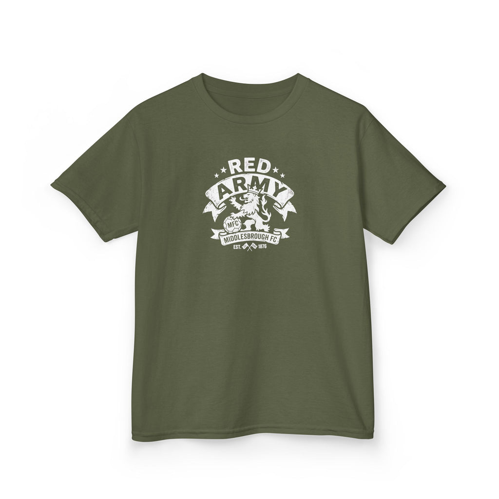 Kids T‑Shirt — "Red Army" BORO Mascot Graphic Tee for Children