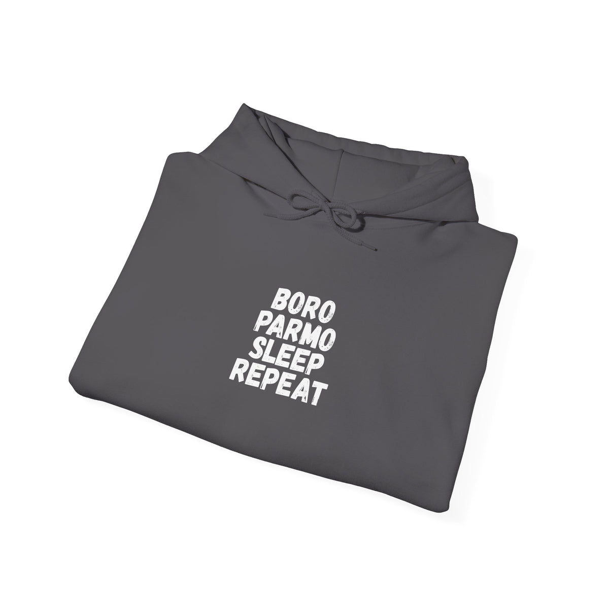Boro Parmo Sleep Repeat Hoodie — #UTB BORO STYLE - 'front print'