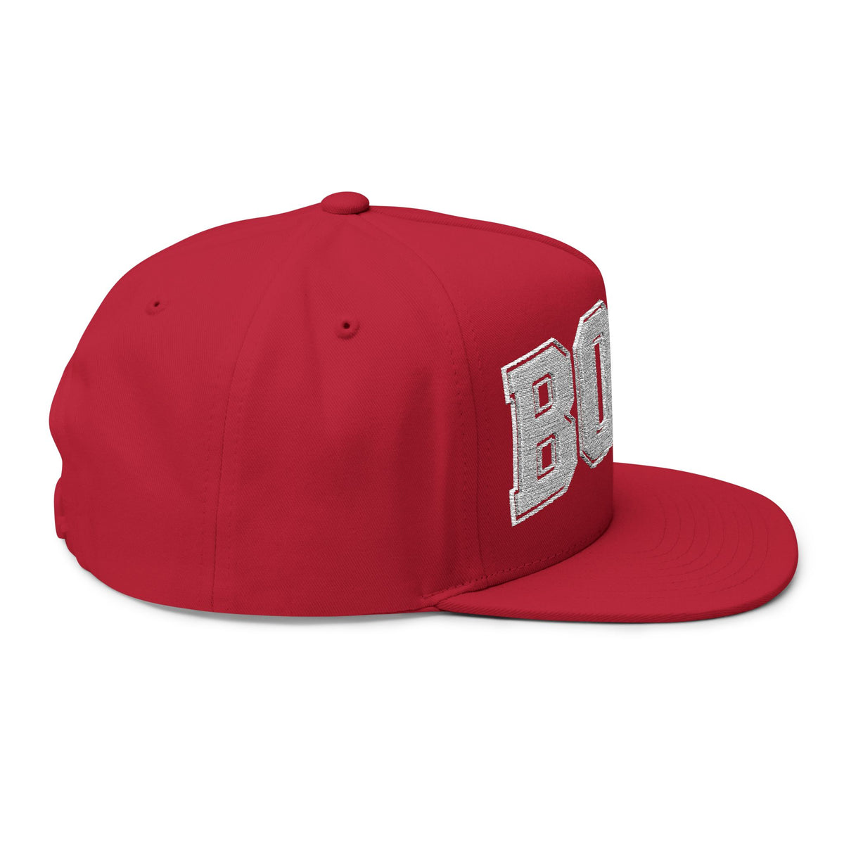 BORO Flat Bill Cap — Embroidered 'BORO' Vintage UNI Snapback Hat