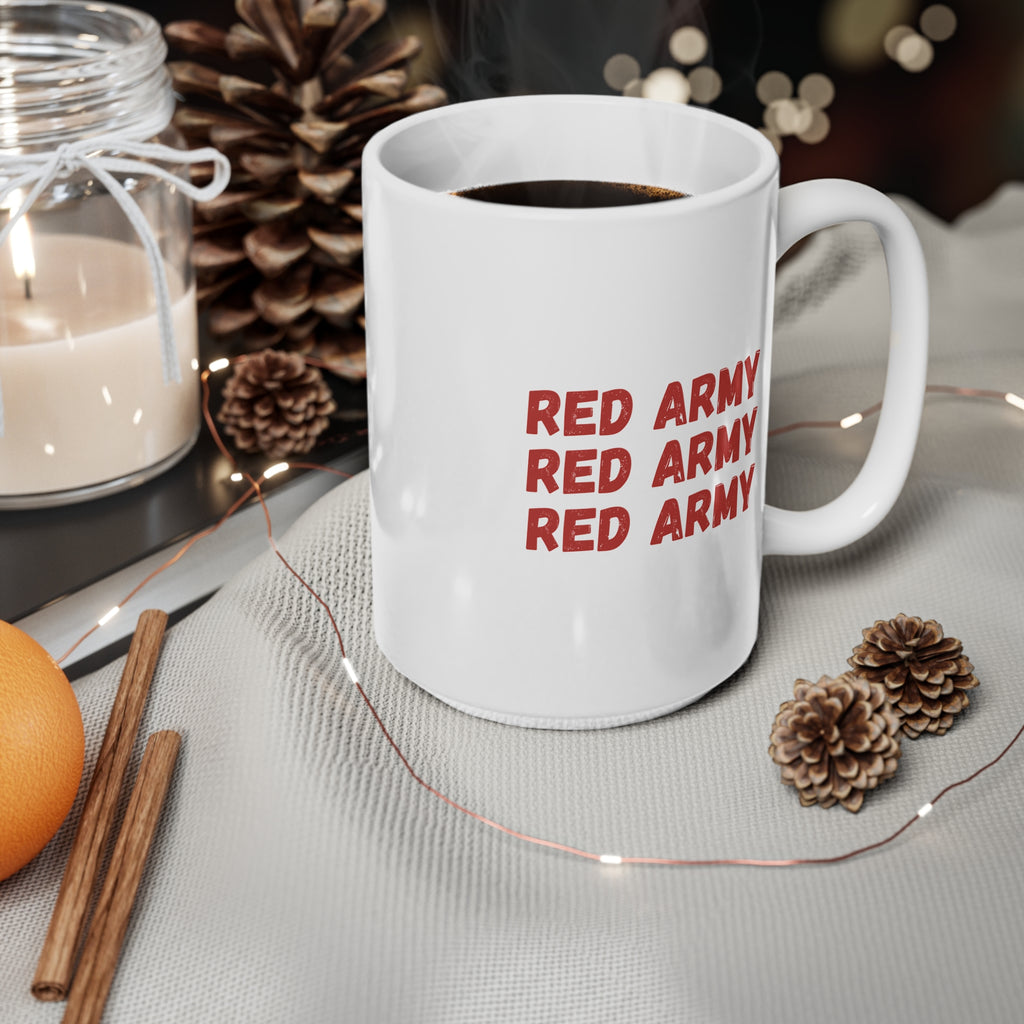 Red Army  Red Army Red Army Ceramic Coffee Mug — 11oz & 15oz