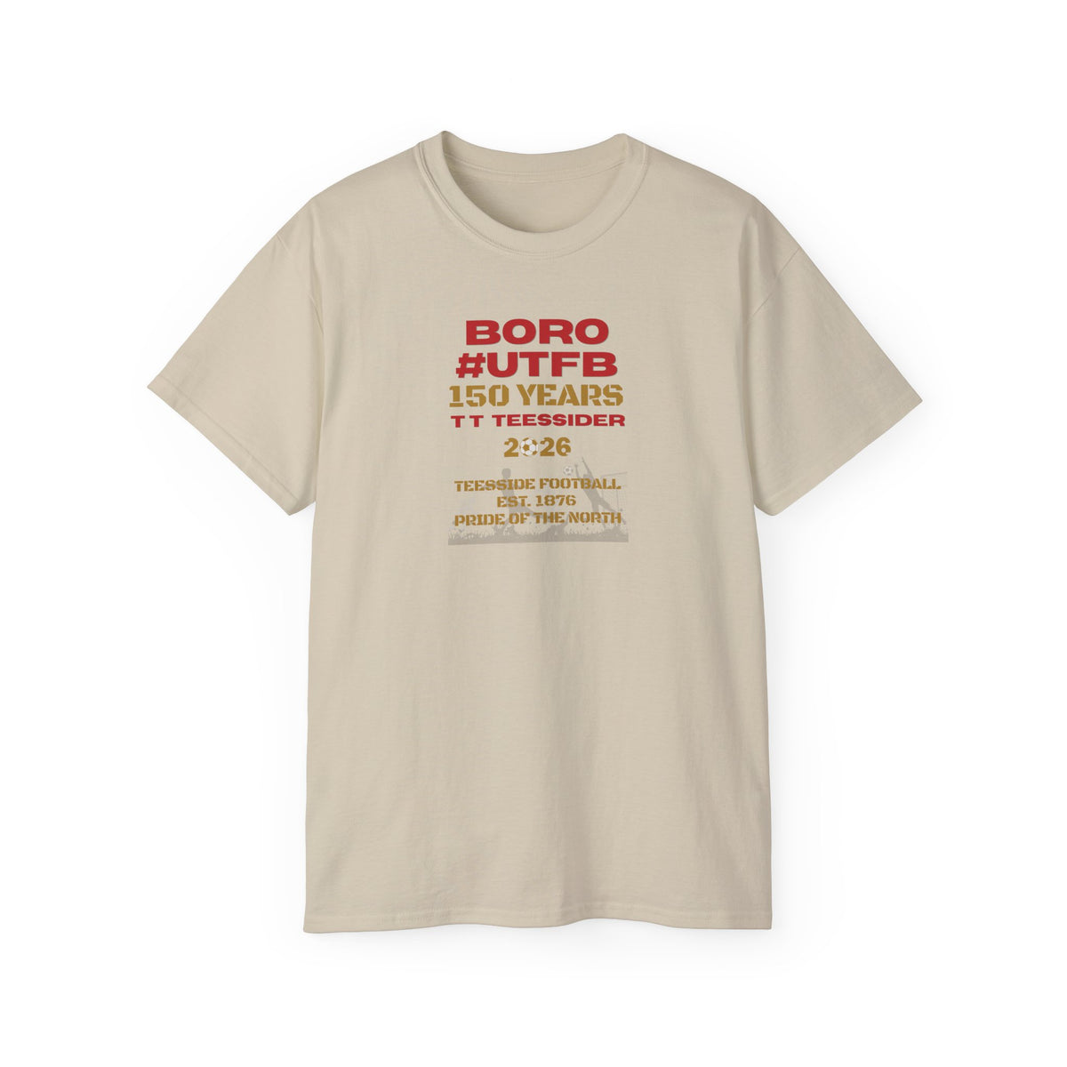 Boro #UTFB 150 Years Tee — Middlesbrough Football Anniversary Shirt