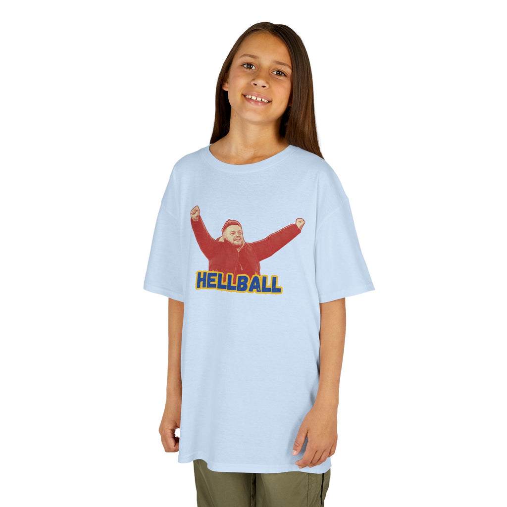 Kids 'HELLBALL' Gaffa Graphic Tee — In Kim we Trust