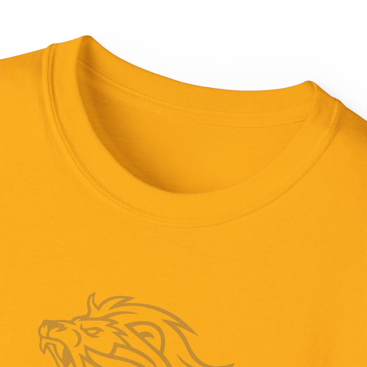 GOLD Roaring Lion BORO Football T-Shirt